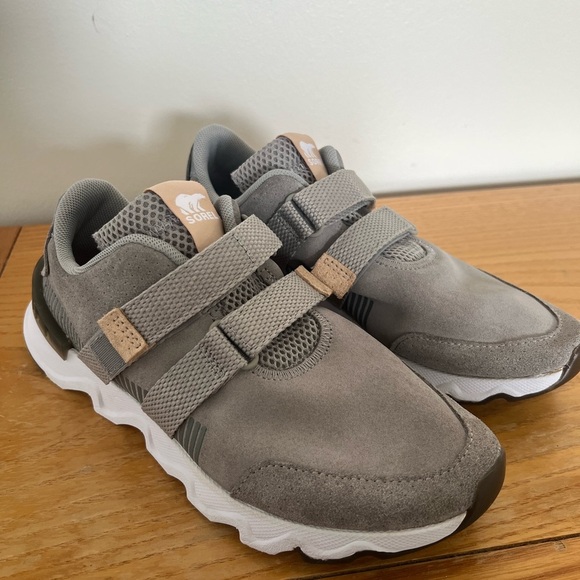 {Sorel} Kinetic Lite Strap Sneakers in Dove - Picture 1 of 10